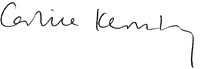 Caroline Kennedy Signature