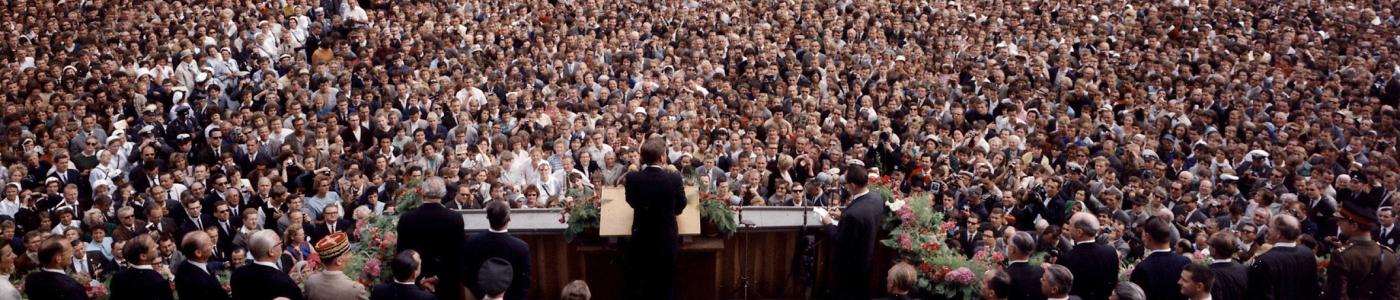 JFK speaks in West Berlin