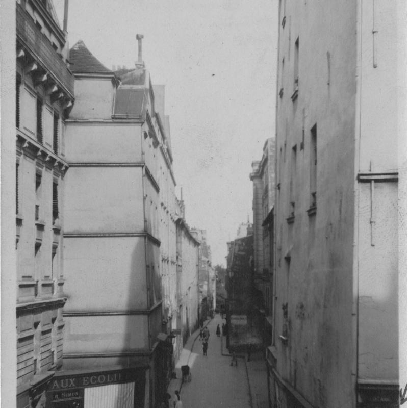Street view from Ernest and Hadley Hemingway's first Paris apartment.