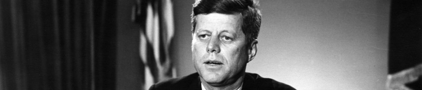 AR8046-C (crop) President Kennedy address on Test Ban Treaty, 26 July 1963