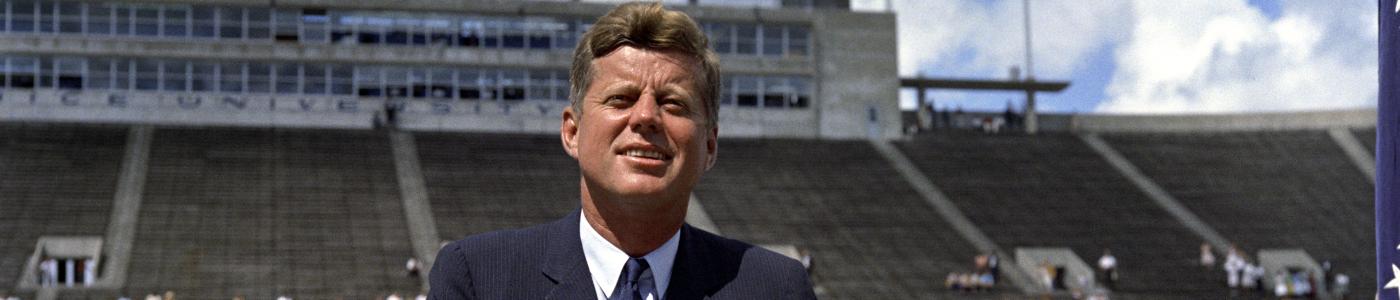 President Kennedy at Rice University