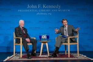 President Jimmy Carter and Ronan Farrow