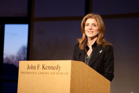 Caroline Kennedy speaking at 2010 President's Council dinner