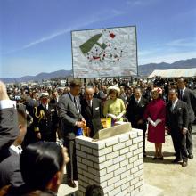 JFKWHP-ST-C290-1-61. Alliance for Progress Ceremony at Techo Housing Project, Bogotá, Colombia, 17 December 1961